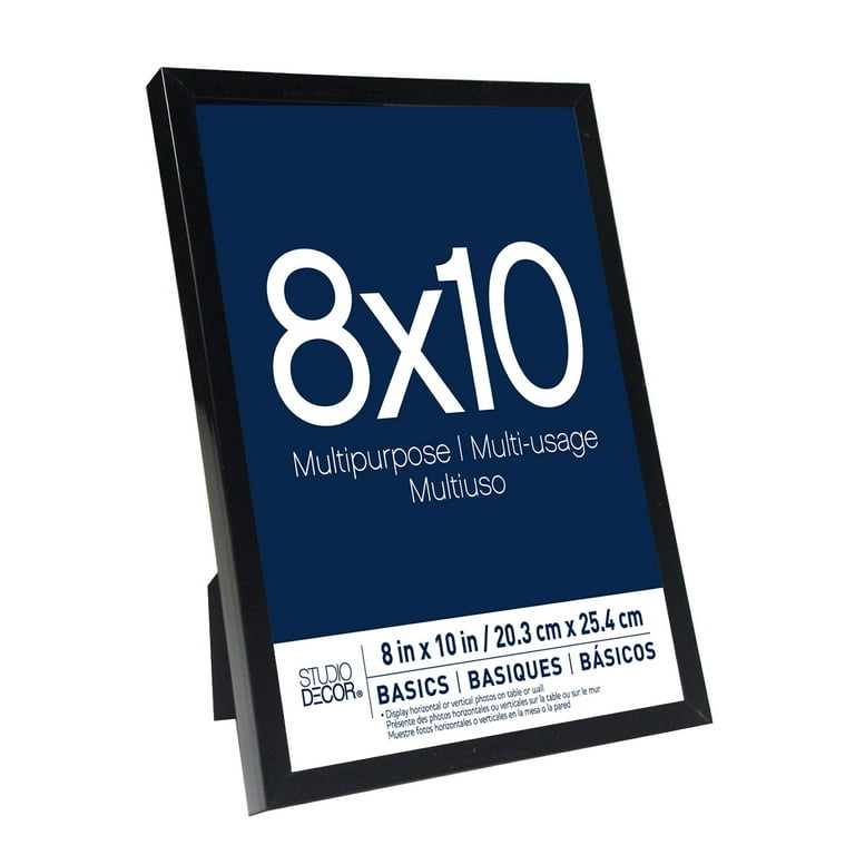 Studio Décor® Basics Black Picture/Photo Frame, Multipurpose for