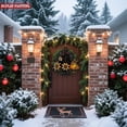 thumbnail image 4 of Stylish Metal Hanging Christmas Tree Wind Spinner - Festive Garden Decoration with Ornaments & Star Perfect for Holiday Cheer, 4 of 6