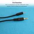thumbnail image 3 of Sidaley Cable de Audio para coche, interfaz Micro USB DC3.5mm, adaptador para camión, accesorios de cableado de carga de teléfono móvil Vehículos, repuestos y accesorios Mis, 3 of 6