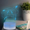 thumbnail image 2 of 3D Illusion Lamp Toys Night Light 7 Color Change Decor LED Desk Lamp-006, 2 of 5
