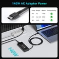 thumbnail image 3 of Cargador Ruilezyo USB C de 140 W para HP ZBook Ultra G1a 14 ZBook 8 G1i, 3 of 7