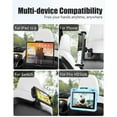 thumbnail image 5 of Car Headrest Tablet Holder for Tesla Model Y Model 3 Fits 4-13'' Devices, Kids Tablet Mount for Car Back Seat, 5 of 5