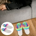 thumbnail image 4 of Repuestos de forro peludo de colores para zapatos con agujeros, plantillas cálidas y cómodas para el invierno, forros peludos extraíbles, forro para pantuflas de casa, tallas interiores 38-39, 4 of 7