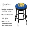 thumbnail image 3 of Trademark Gameroom Golden State Warriors City Black Ribbed Barstool, 3 of 5