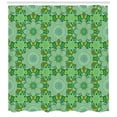 thumbnail image 3 of Ambesonne Green Mandala Shower Curtain, Eastern Creative Art, 69"Wx84"L, Multicolor, 3 of 3