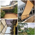 thumbnail image 5 of 95% Shading HDPE Beige Sunshade Net Garden Plant Shed Shading Sail UV Protection Outdoor Pergola Sun Cover Swimming Pool Awning, 5 of 5
