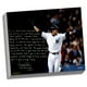 New York Yankees Aaron Boone Facsimile 2003 ALCS Jeu 7 Histoire de Walk-Off Étiré 16 X 20 Toile d'Histoire – image 1 sur 1