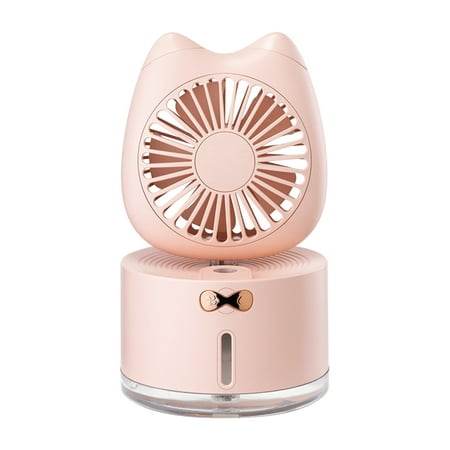 

USB Fan Humidifier Multifunction Desktop Fan Humidifying Fan Night Light Three In One Humidifiers