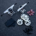 thumbnail image 3 of Cal 7 Skateboard Combo, 5" Silver Trucks, 52mm 99A Wheels, Bearings/Hardware Set (Speedway), 3 of 4