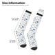 thumbnail image 2 of Fotbe Butterfly Calcetas Divertidas Estampadas para Hombre y Mujer, Calcetas de Algodón hasta la Rodilla para Caminar, Correr, Enfermería y Embarazo, 2 of 6