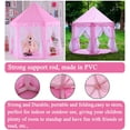 thumbnail image 7 of GIXUSIL Princess Castle Girls Play Tent Toy, Kids Large Fairy Playhouse Tent , Gift for Children Toddlers Indoor and Outdoor Games-Pink,Polyester, 7 of 7