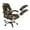 Retro Floral Bird, variant on FKELYI Sunflower Black Cat Print Office Chair Slipcover Armchair Cover with 2 Piece Armrest Covers Breathable Swivel Boss Chair Protector Office Decor, Small
