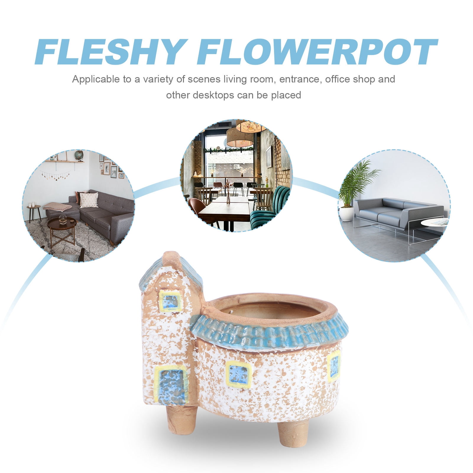 WHAMVOX  Large Plant Pots Outdoor Terracotta Succulent Flower Creative Planter