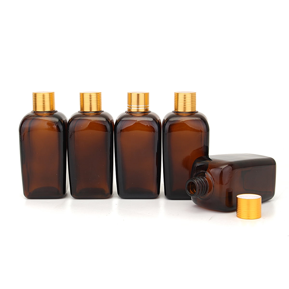 Download 10/20/30/50/100ml Amber Glass Essential Oil Aromatherapy Bottles Screw Cap | Walmart Canada