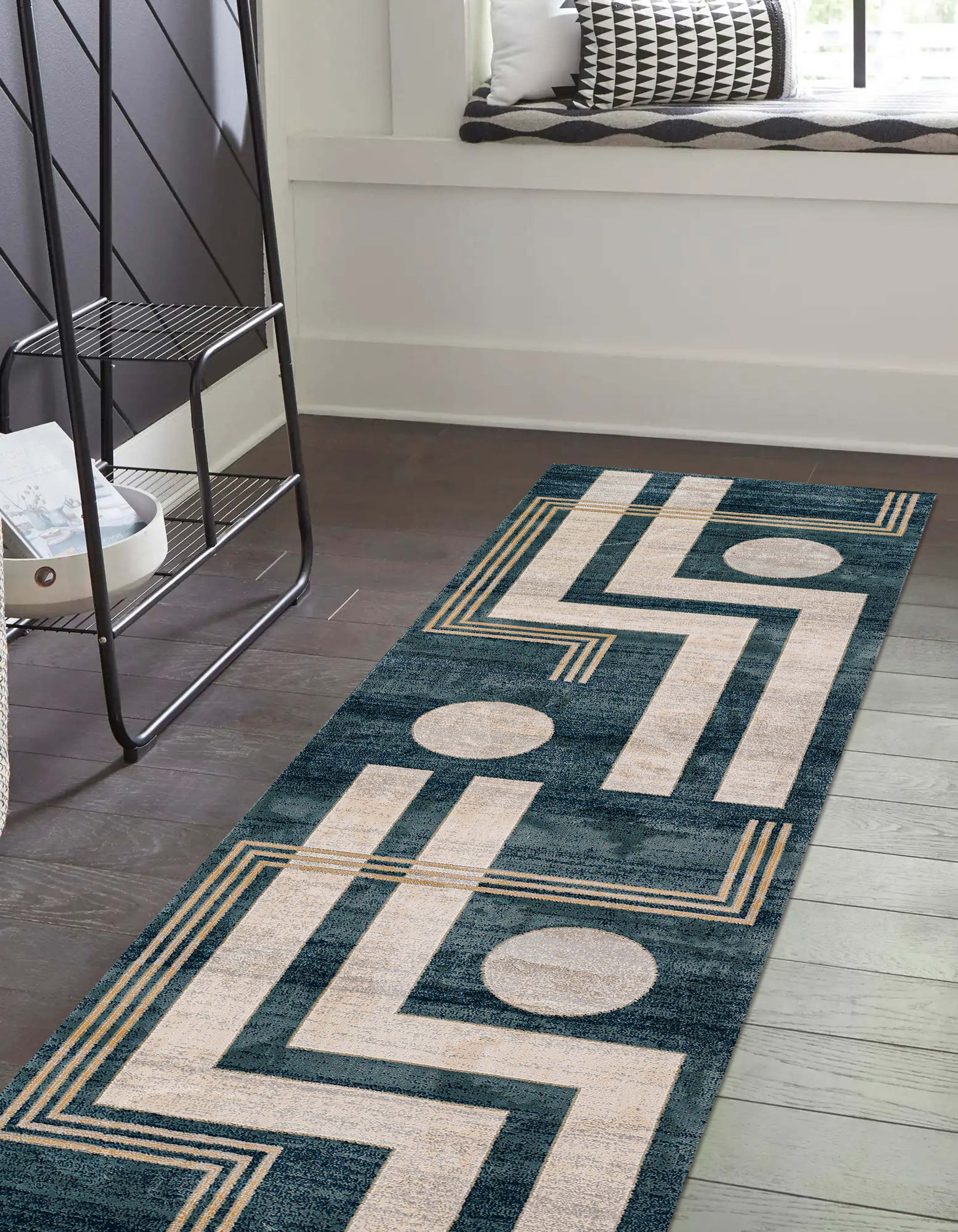 ECARPET Erisa Tapis de Couloir pour Salon, Chambre, Salle A Manger, Entrée, et Plus Encore.