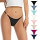 thumbnail image 4 of Lencería sin costuras para mujer, cintura fina, sexy, de algodón, entrepierna, cómoda, transpirable, tanga, 4 of 6