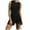 Black, variant on qolati Womens Tennis Dress Boat Neck Sleeveless Wrap Skirt Built in Shorts Golf Athletic Dress Workout Rompers Mini Dresses Summer Black M