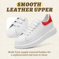 thumbnail image 3 of Adult Platform Casual Sneakers Lace Up Fashion Daily Walking Shoes for All Seasons, 3 of 6