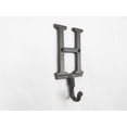 thumbnail image 2 of Cast Iron Letter H Alphabet Wall Hook 6", 2 of 2