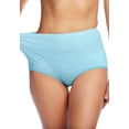 thumbnail image 2 of Comfort Choice Plus Size Cotton Spandex Comfort Waist Brief 2-Pack, 2 of 6