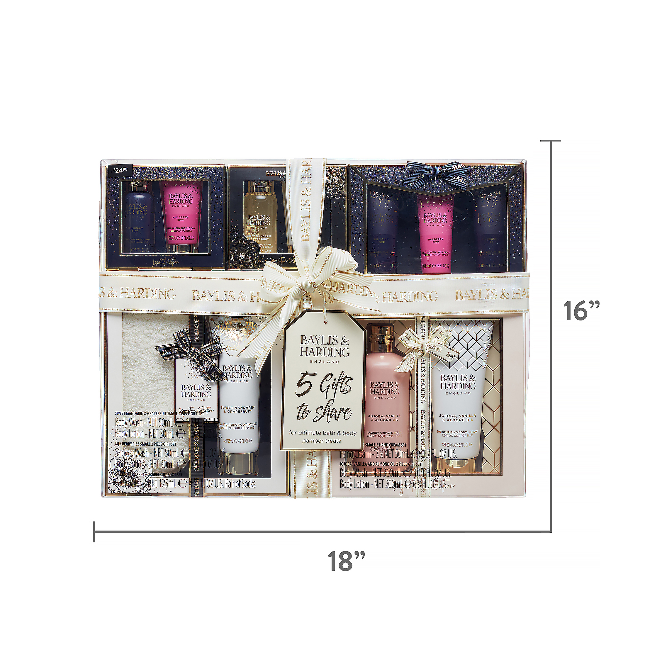 Baylis & Harding Ultimate Signature Gift Set, 5 Gift Sets, 11pcs total - image 2 of 9