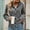Grey, variant on Autumn/Winter Women's Hooded Knitted Long Sleeve Cardigan With Button Closure Drawstring European And Style Border Knitted Sweater Designer Jackets Womens Button Front Cardigan Sweaters Womens Long