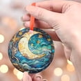thumbnail image 4 of Moon And Star Ornament Suncatcher Celestial Night Sky Light Catcher Spiritual Home Window Hangings Decoration House Gift For Mom, 2025, Holiday 2025, Holiday Decoration, Seasonal, 4 of 5