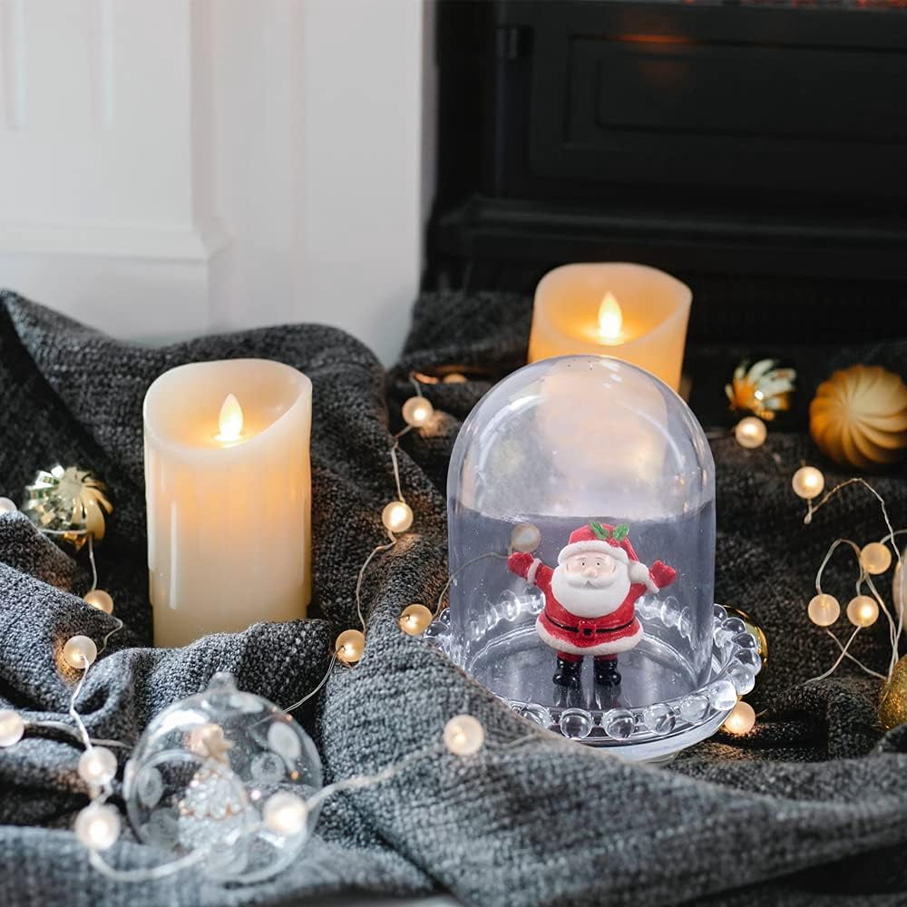 ABCISI Cloche Bell Jar Display Dome Resin Mold with Base, Dice Cup Silicone Mold Set,Creative Jewelry Collectibles Showcase Holder Display Jar,Resin Crafts for Epoxy Casting Home Decor Party Supplies