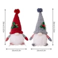 thumbnail image 2 of Christmas Lighted Gnome with LED Light Christmas Ornaments Led Christmas Gnomes Plush Doll Cute Shiny Plush Elf Doll with Long White Beard Gnomes for Christmas Decorations NO Batteries(Red+Grey), 2 of 7