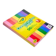 Crayola Construction Paper, 8 Primary Colors, Beginner Child, 96 Pieces
