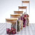 thumbnail image 4 of QUTETN Pantry Organization Jars Glass 1Set 4Inches 9.8Inches, 4 of 5
