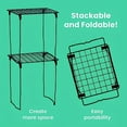 thumbnail image 4 of BIGUY XTEILC Stackable Metal Locker Shelf, Black, 4 of 7