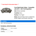 thumbnail image 2 of Front Right Brake Caliper - Compatible with 2010 - 2021 Ford Expedition - Raybestos, 2 of 2