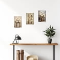 thumbnail image 4 of ZHONGYUTONG 3 Piece Canvas Wall Art for Kitchen Farmhouse Flowers Painting Retro Fork Knife Spoon Pictures Print Kitchenware Artwork for Dining Room Restaurant Framed (11.00" x 14.00" x 3PCS), 4 of 5
