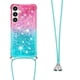 thumbnail image 3 of Funda para Samsung Galaxy S24 FE 5G Brillantina Líquida Divertida Reluciente y con Cristales en Movimiento Cuerpo Cruzado con Cordón Ajustable, 3 of 5