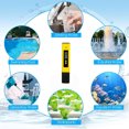 thumbnail image 5 of Probador de pH digital para agua, probador de pH con botón para hidroponía, agua potable doméstica, piscinas y acuarios Zhivalor Nivelación y Medición, 5 of 5