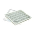 thumbnail image 1 of Caja de almacenamiento de cuentas, organizador de cuentas, versátil, transparente, con tapa, suministros apilables 30 cuadrículas, 1 of 9
