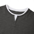 thumbnail image 4 of KyCheLot Mens Comfy Business Tee Layered Color Block Short Sleeve Lightweight Pullover Casual Shirts, 4 of 5