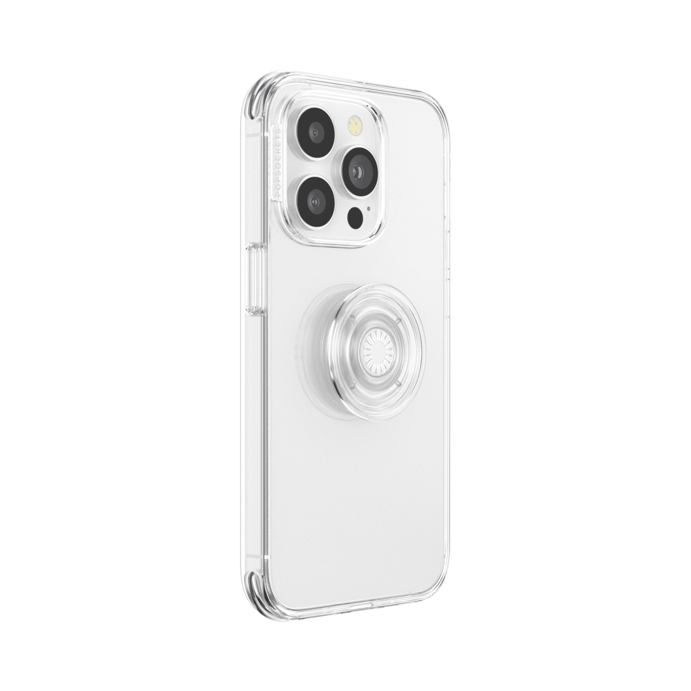 PopSockets Adhesive Phone Grip with Expandable Kickstand and swappable top - Clear