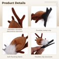 thumbnail image 5 of Christmas Reindeer Antlers Hair Clips, Hairpins with Deer Horn Ears, Christmas Hair Accessories, Cute Deer Headdresses, Stocking Stuffers for Women, 5 of 7