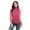 Red, variant on VEKDONE Women Sleeveless Mock Turtleneck Tank Tops Summer Slim Fit Stretchy Tunics Tops Solid Color Lightweight Mock Neck Tee Shirts Black Small