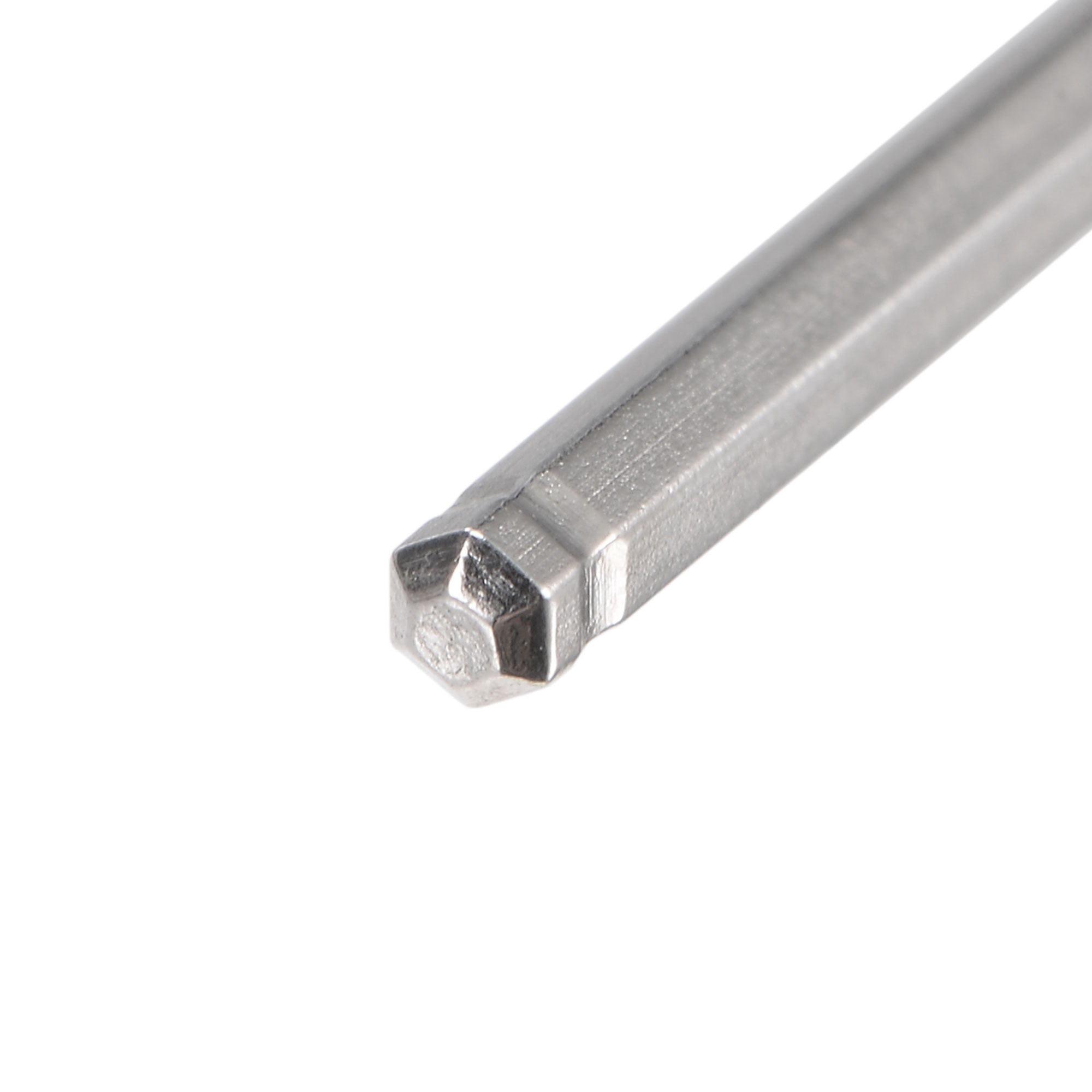 Unique Bargains Ball End Hex Key Wrench L Shaped Long Arm CR-V Silver 1/16"