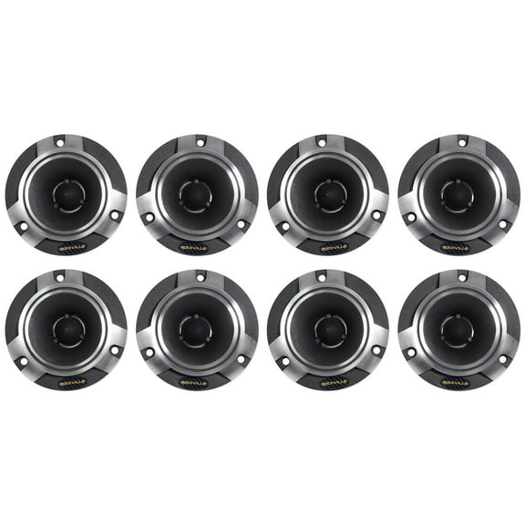 (8) Rockville RT5 2.8" Aluminum Car/Pro Tweeters w Titanium Diaphragm Kapton VC
