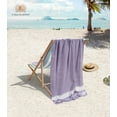 thumbnail image 3 of Casa Platino Hammam Beach Towels 2 Pack, Quick Dry & Sand Free, Lightweight Cotton Towels for Travel, Pool Towels, and Summer Beach Trips – Day Break, 3 of 4