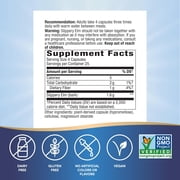 Natures Way Slippery Elm, Bark, 370 mg, Capsules