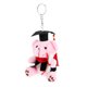 thumbnail image 1 of KAKOWELY Llavero de oso de peluche para graduación, adorno colgante, regalo de graduación, llavero de recuerdo, oso de peluche, 1 of 5