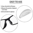 thumbnail image 4 of Eyeglass Nose Pads, Stick On Anti-slip Soft Silicone Adhesive Nose Pads For Glasses Eyeglasses Sunglasses 12 Pairs, 4 of 4