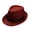 Red, variant on Felt Fedora Hats For Women Flat Brim Cowboy Hat Goth Hat Camel Hat Womens Fedora Hats Flat Top Hat Wide Brimmed Hat Men White One Size