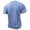 Light Blue, variant on Tunhigl Men's Henley Short Sleeve Shirt Cotton Lightweight Tee Shirts Casual Summer Basic Tees with Pocket