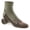 Olive/Oatmeal, variant on Men's Merino Wool Blend Midweight Quarter Crew Socks, 3 Pairs Gray/Orange LARGE